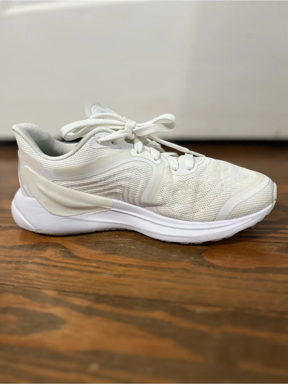 lululemon athletica White and Beige Women's Athletic Sneakers size 7